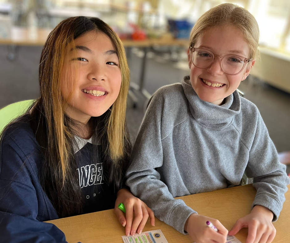 Two participants at program