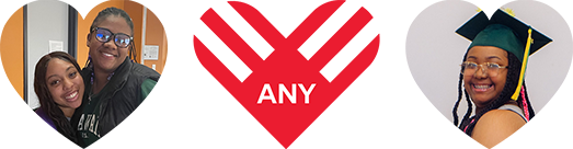 Participants in heart shapes