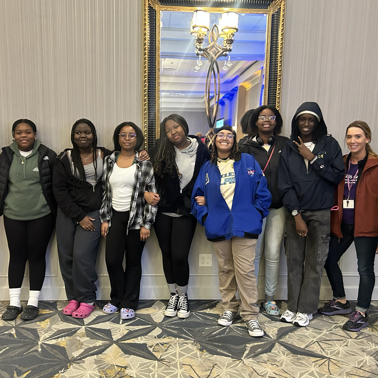 Group of participants at Inaugural Women in Sports