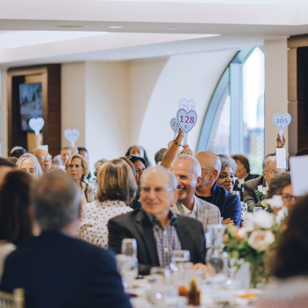 Annual Fundraiser paddle raise