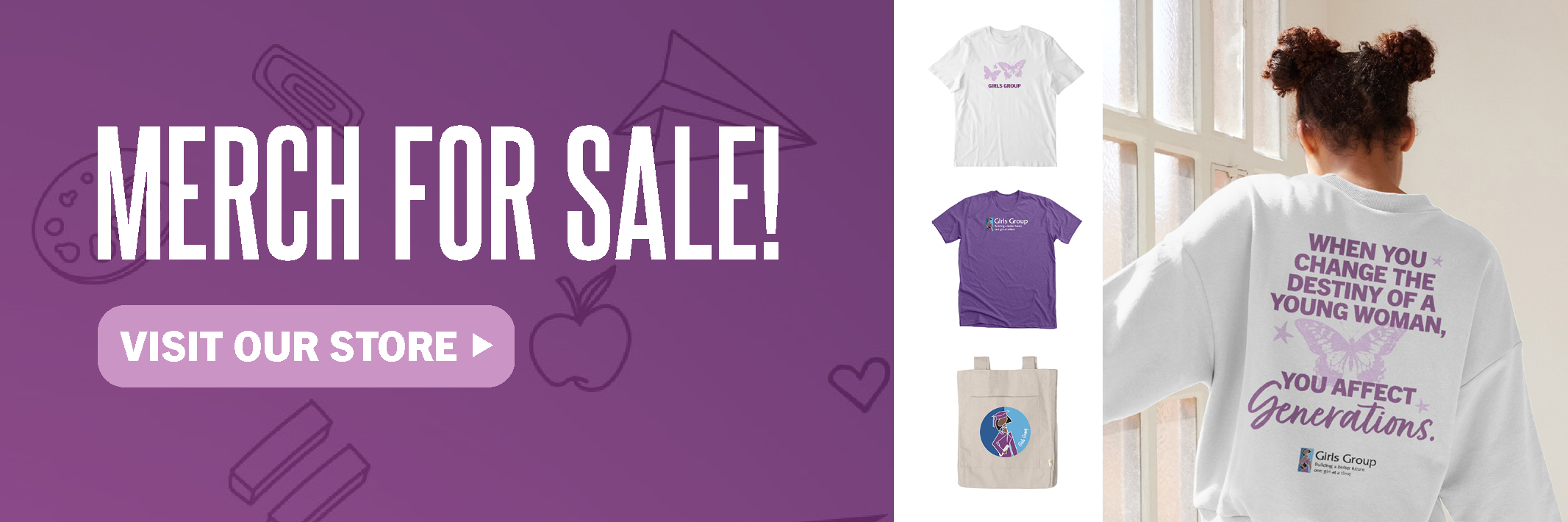 Visit our merch store!